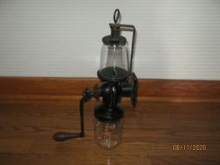 Antique Landers Frary Clark Universal No 24 Cast Iron Wall Mount Coffee Grinder