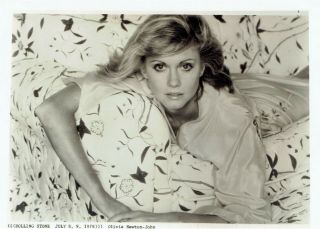 1978 Vintage Photo Singer Olivia Newton - John Poses For Portrait For Record Album