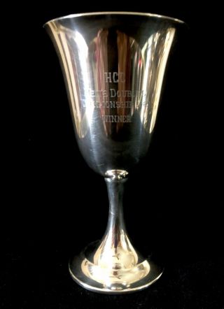 International Lord Saybrook 11950/1 Sterling Silver Goblet 190 Grams