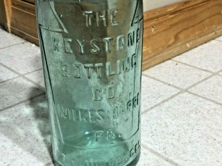 Vintage Beer Soda Bottle Keystone Bottling Wiles Barre Pa Luzerne Co