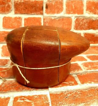 A30.  Wooden Hat Mold Millinery 5 Piece Wooden Hat Puzzle Block