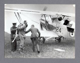 Hawker Hart Raf No.  24 Squadron Large Vintage Press Photo