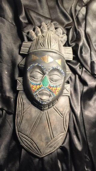 Authentic,  Bundu Mask,  Benin Tribe,  West African Art,  Ceremonial Tribal Mask