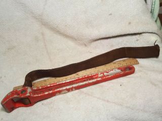 Ridgid No.  2 Strap Wrench Usa Marked Patent Applied For Vintage