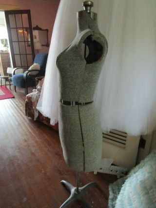 Vintage Acme Size A Adjustable Dress Form Mannequin Display Metal Dressmakers