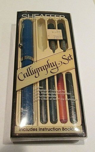 Vintage Sheaffer Calligraphy Pen Set 1 Pen & 3 Nibs Gar