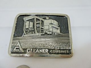 Vintage Allis Chalmers Gleaner L Combine,  Ac Farm,  Farming Belt Buckle Silver
