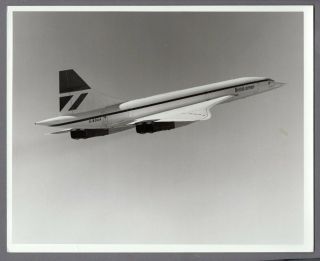 British Airways Concorde G - Boaa Large Vintage Ba Airline Photo 761280