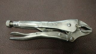 10wr Petersen Vice Grip Locking Pliers.  Made In The Usa Dewitt Nebraska Vintage