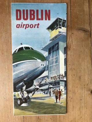 Dublin Airport Brochure 12 Sides Early 1960 