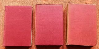 3 Antique Books By The Bronte Sisters.  Villette,  Agnes Grey & Wuthering Heights.