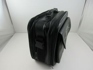 Vintage Black Leather NOVELL Advanced Technical Training Laptop Bag : 4 Pockets 2