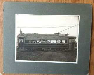 Vintage 1900 - 1912 Photograph Eastern Wisconsin Railway - Fond Du Lac Wisconsin