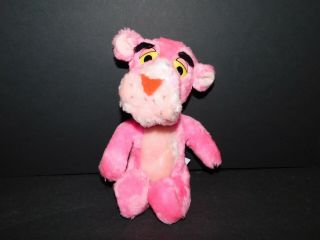 Vintage 80s Pink Panther Stuffed Animal Plush Cartoon Toy 1980 Mighty Star 11