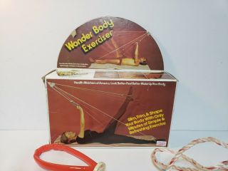 Vintage Wonder Body Exerciser Trimmer Shaper Pulley Home Rope 2