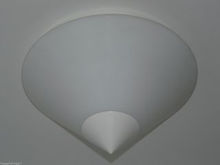 1of2 Glashütte Limburg Cone - Shaped Flush Mount,  Wall/ceiling Lamp,  Opaque Glass