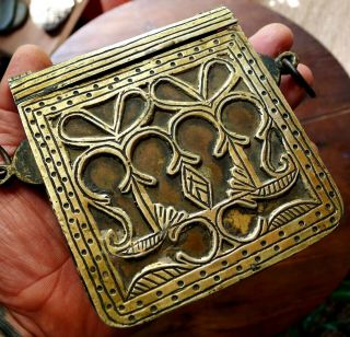 Porte Coran Ancien Laiton Maroc Maghreb Antique Brass Koran Quran Holder Box