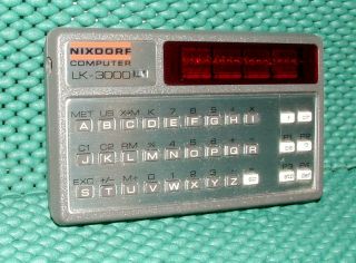 Vintage Nixdorf Lk - 3000 Computer W Case No Ac No Cartridges