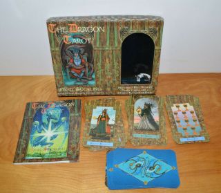 Vintage The Dragon Tarot Card Deck & Book Set Complete Nigel Suckling Metaphysic