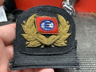 East York Oil Company Captains Badge Vintage Rare Hat Badge.