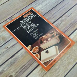 Vintage Cookbook Nesco Portable Electric 4 Qt Roaster Oven Cooking Recipes Promo
