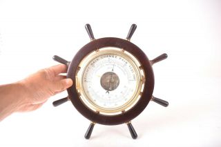 Schatz Royal Mariner Ships Bell Clock And Matching Barometer Germany