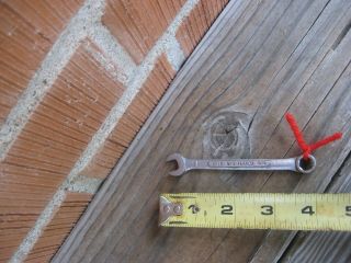 1950s Vintage S - K Tools Forged Alloy 5/16 " Combination Wrench C - 10 X 6 Pt Usa
