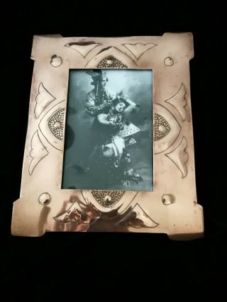 Arts And Crafts,  Nouveau Style Copper Photo Frame