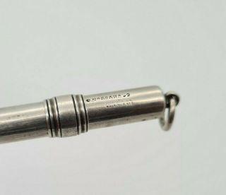Antique Sampson Mordan & Co Solid Silver Propelling Pencil 3