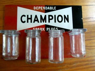 Vintage Champion Spark Plug Advertising Sign