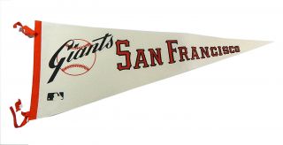 1969 San Francisco Giants Vintage Full Size Pennant Mlb Pc