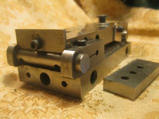 Vintage Machinist Tools Lathe Mill Adjustable Plate Block with second plate 3