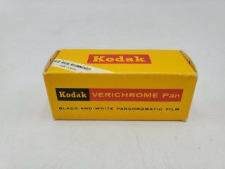 Vintage Kodak Verichrome Pan B&w Vp 127 Film - Expired/sealed Box 1969