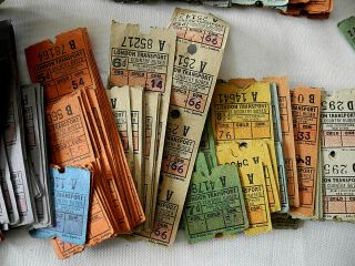 Bus Tickets: London Transport " Ultimates " Some Early,  Some Country Buses - 100 