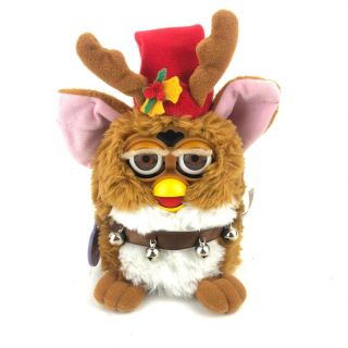 Tiger Electronics 1999 Limited Edition Furby Vintage Holiday Reindeer