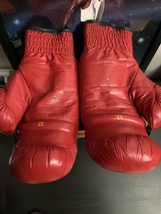 Vintage Everlast Red Boxing Gloves 12oz Made In USA 2