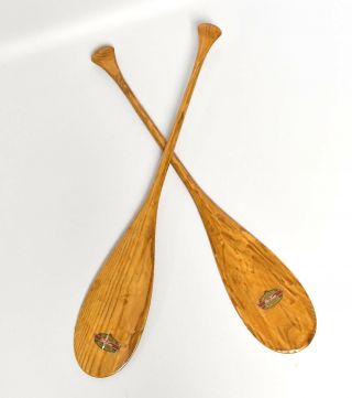 2 Vintage Small Old Town Canoe Paddles Salesman Sample Or Store Display