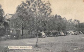 Quarryville Pennsylvania High School Vintage Postcard Jf686832