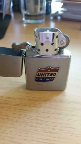 Vintage Vulcan Lighter - United Airlines – Advertising