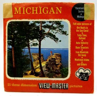 View - Master Mich - 1 - 2 - 3,  Michigan,  1955 Vintage S3 Package,  3 Reel Set