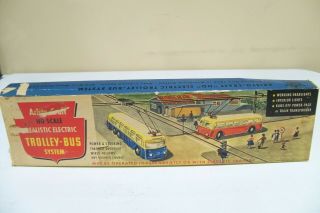 Aristocraft / Eheim Ho Trolley Bus System Assorted Parts W/ Box Vintage