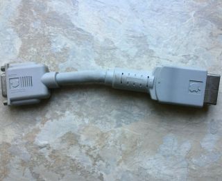 Apple Hdi - 45 To Db - 15 Vintage Macintosh Video Adapter Cable Mac 590 - 0796 - A