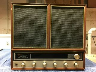 Vintage Montgomery Wards Airline Am/fm Stereo Receiver Gen - 2930a With Speakers