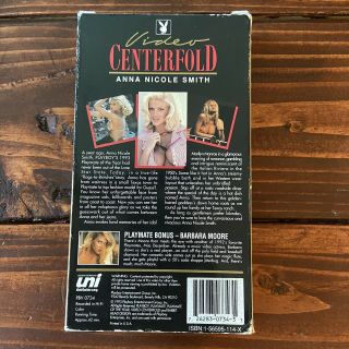 Vintage 1993 Playboy Video Centerfold Anna Nicole Smith VHS 2