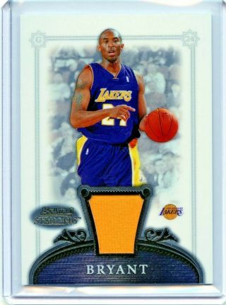 2007 Bowman Sterling Kobe Bryant Game Worn Jersey Card Lakers