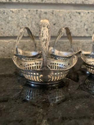 Set of 5 Antique Sterling Silver GORHAM Bonbon Nut Bowls Cromwell & A4775 2