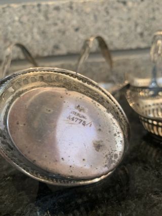 Set of 5 Antique Sterling Silver GORHAM Bonbon Nut Bowls Cromwell & A4775 3