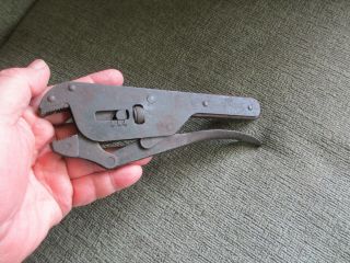 Vintage Old Bmc Mfg.  Tool Corp.  No.  7 Locking Vise Grip Pliers Binghamton,  Ny