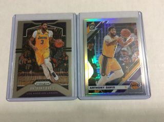 2019 - 20 Anthony Davis Chronicles Prizm Update 506 Lakers Ssp & Optic Silver