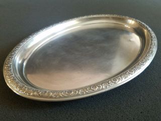 Prelude International Sterling Silver Small Oval Tray Platter Dish